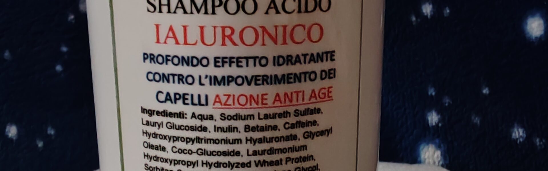 SHAMPOO IALURONICO NATURALE PROFONDA IDRATAZIONE 200ML