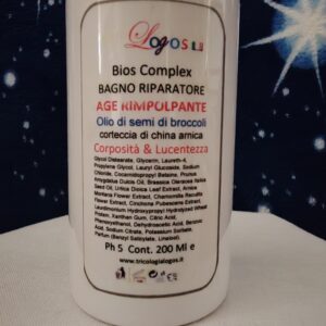 SHAMPOO RIMPOLPANTE Olio semi di broccoli e korteccia di kina bianca (Ingrossa lo stelo del capello) 200 ML