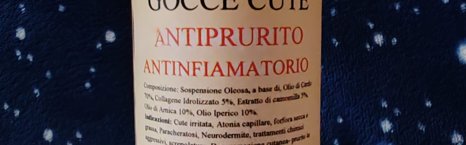 GOCCE CUTE ANTINFIAMATORIO ANTIPRURITO 100 ML.